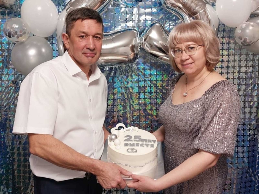 Семья Ивановых из Хилка отметила 25 лет совместной жизни 